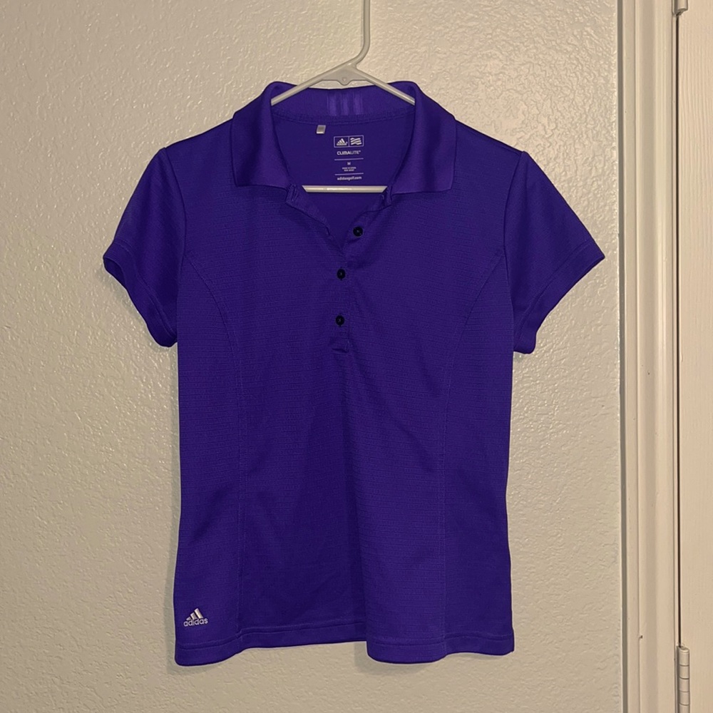 Women’s Adidas CLIMALITE Golf Polo—Size M